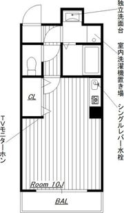 イーストコートの間取り画像