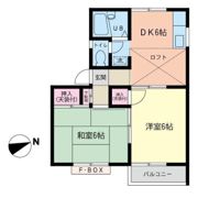 ハイツHIの間取り画像