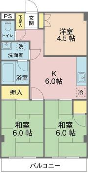 サニーコートいわきの間取り画像