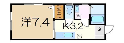 ラポールコヤマの間取り画像