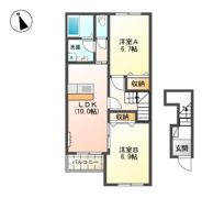 シャロームの間取り画像