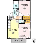 ビーンズヒル D棟の間取り画像