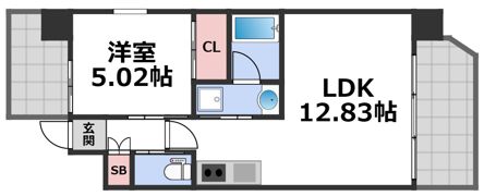 プレジオ森之宮の間取り画像