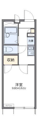 レオパレステラスつばさの間取り画像