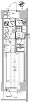 PREMIUM CUBE G 東新宿の間取り画像