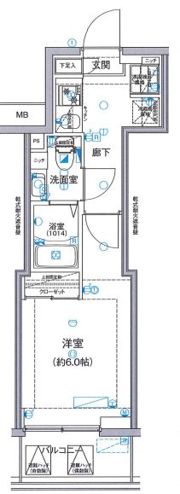 グランリーヴェル横濱VIVANTの間取り画像