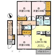 ノーブル萩の間取り画像