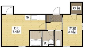 月光府中大通の間取り画像