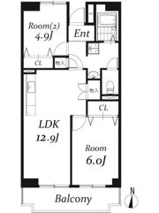 リバーサイドMAKIBAの間取り画像