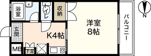 パールマンションの間取り画像