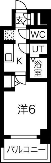 メイクス今池02の間取り画像