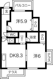 NEO Ⅱの間取り画像