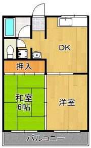 コーポ佐野の間取り画像