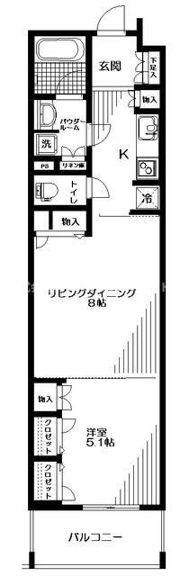日神デュオステージ横須賀中央の間取り画像