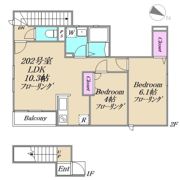 necolo十条の間取り画像