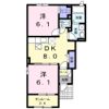 アンビシアンBの間取り画像