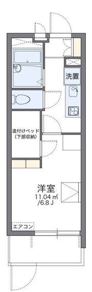 レオパレスドエル 別所の間取り画像
