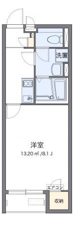 クレイノグレースコーラル寄居の間取り画像