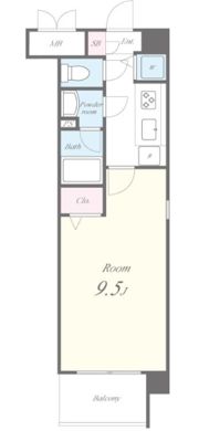 ソレアードNの間取り画像