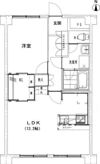 キャッスルメイ植田の間取り画像
