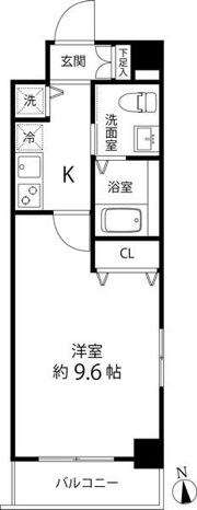 蓮根レジデンスの間取り画像