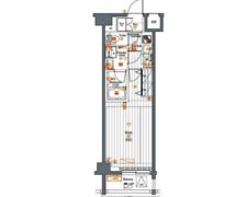 PREMIUM CUBE目黒東山♯moの間取り画像