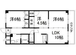 ヴィラ・グラディオの間取り画像