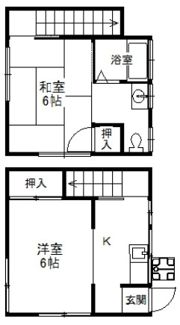 白鳩荘の間取り画像