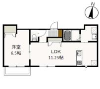 フェリーク庭瀬の間取り画像