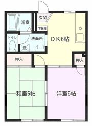 ハイツひかりの間取り画像