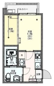 KLEIS西浦和の間取り画像