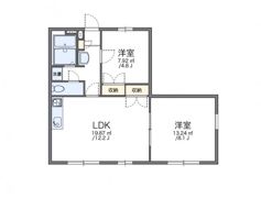 レオパレス池田S・Yの間取り画像