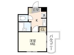 miraizu皆実の間取り画像