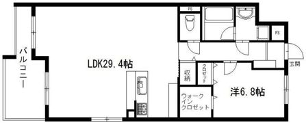 リーベンハイム・カガの間取り画像
