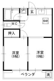 コーポ美園の間取り画像