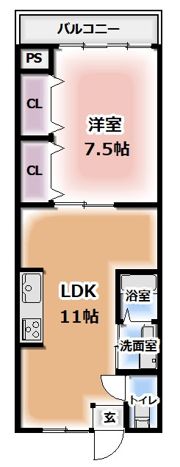 栄楽ビルの間取り画像