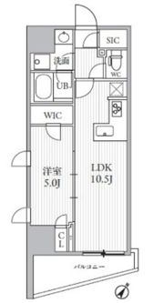 シーズンフラッツ大井町の間取り画像