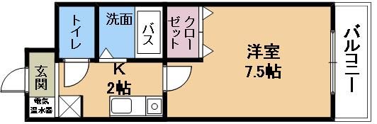 アムフルースツバイの間取り画像
