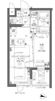 ZOOM中野坂上の間取り画像