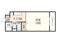 JRBハイツ矢野Ⅱ番館の間取り画像