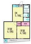 ハイツ柏の間取り画像