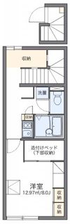 レオパレスアトリオ Aの間取り画像