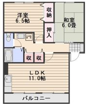 ビューラー福吉B棟の間取り画像