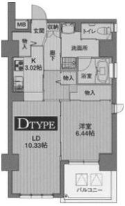 アンソレイエ覚王山の間取り画像