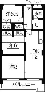 アルカディア長久手の間取り画像
