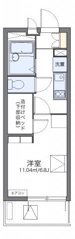 レオパレスドゥ ボヌールの間取り画像