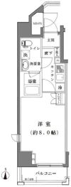 ライジングプレイス南千住の間取り画像