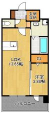 LEGEND111の間取り画像