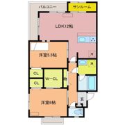 ヴィーアラッテアⅢの間取り画像