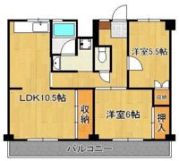 ビレッジハウス沼小柳3号棟の間取り画像